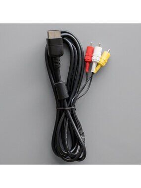 New Official Sega Dreamcast AV Cable OEM Authentic Genuine RCA Retro Gaming